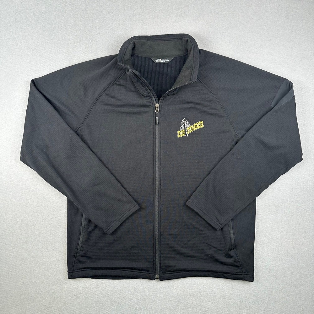 The North Face Fleece Jacket Mens XL Black Full Zip Big Timber NF0A47FD